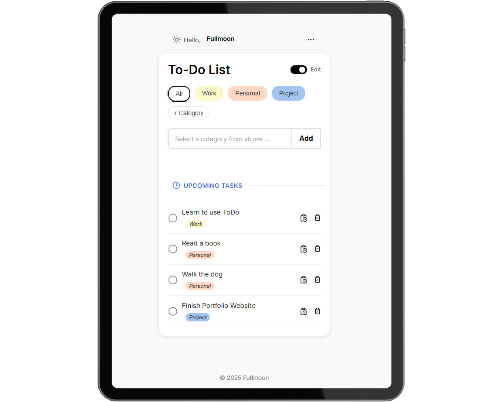 TodoTab Preview